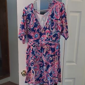 Lilly Pulitzer Vibrant Paisley Dress/skort
